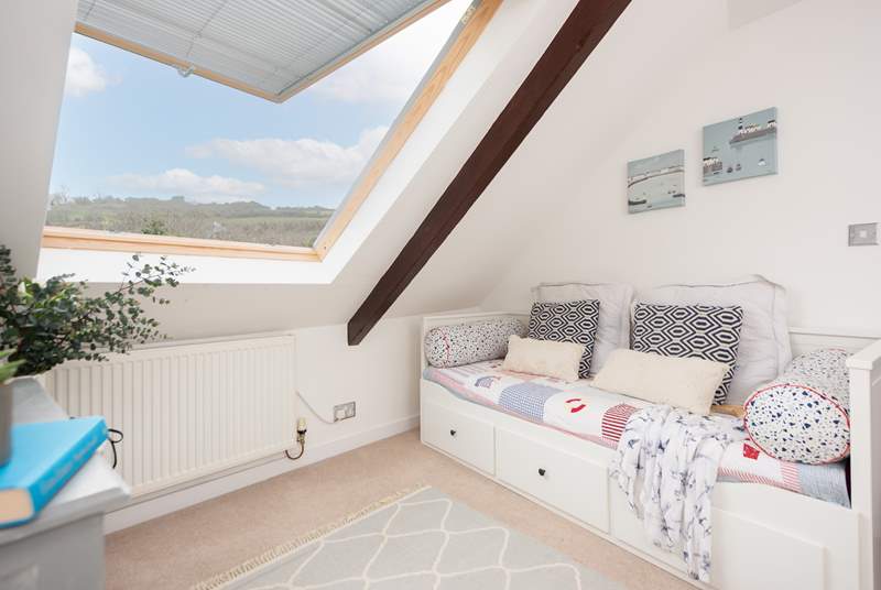 This cosy space in bedroom 3 is perfect for chilling out with a good book.