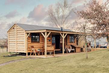 This bespoke cabin has been crafted to perfection.