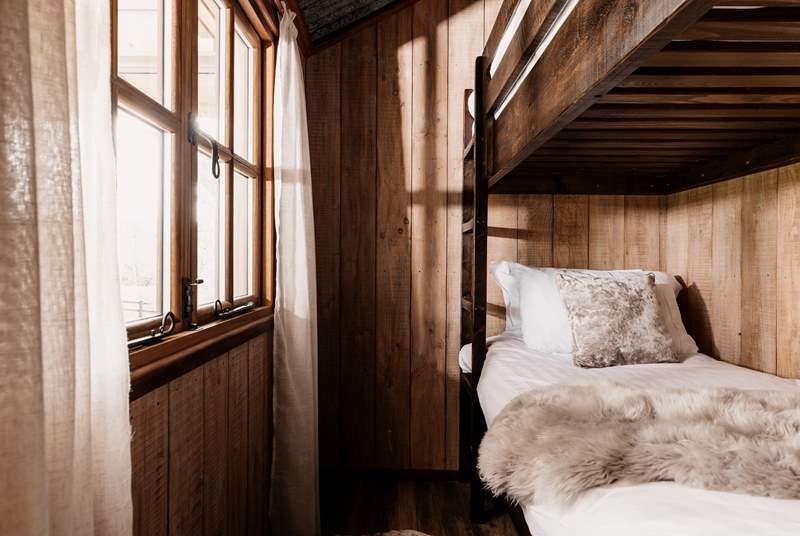 The quirky bunk-beds are a lovely feature.