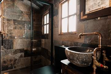 A lovely space to freshen up after a countryside ramble.
