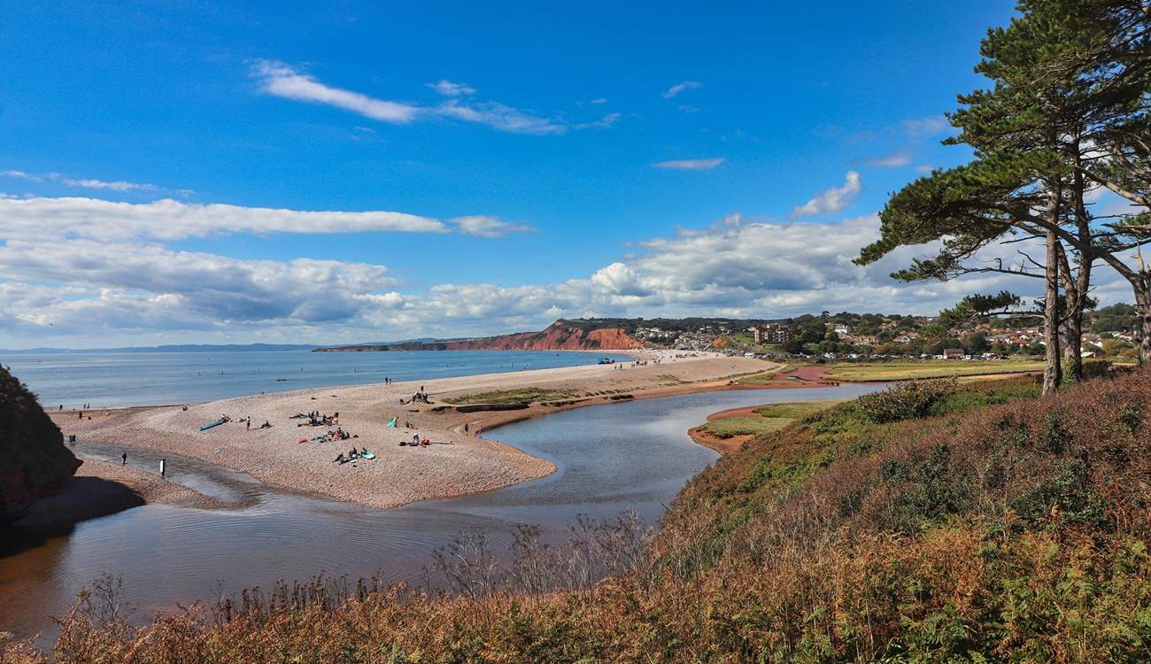 Unspoilt Budleigh Salterton is an idyllic spot for a sea swim and beach picnic. 