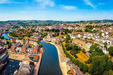 For some retail therapy head into the Cathedral City of Exeter.