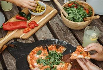 A delicious end to a day of adventures. 