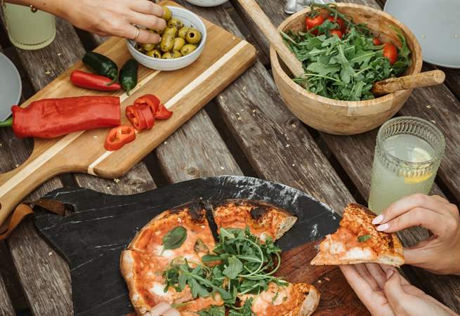 A delicious end to a day of adventures. 