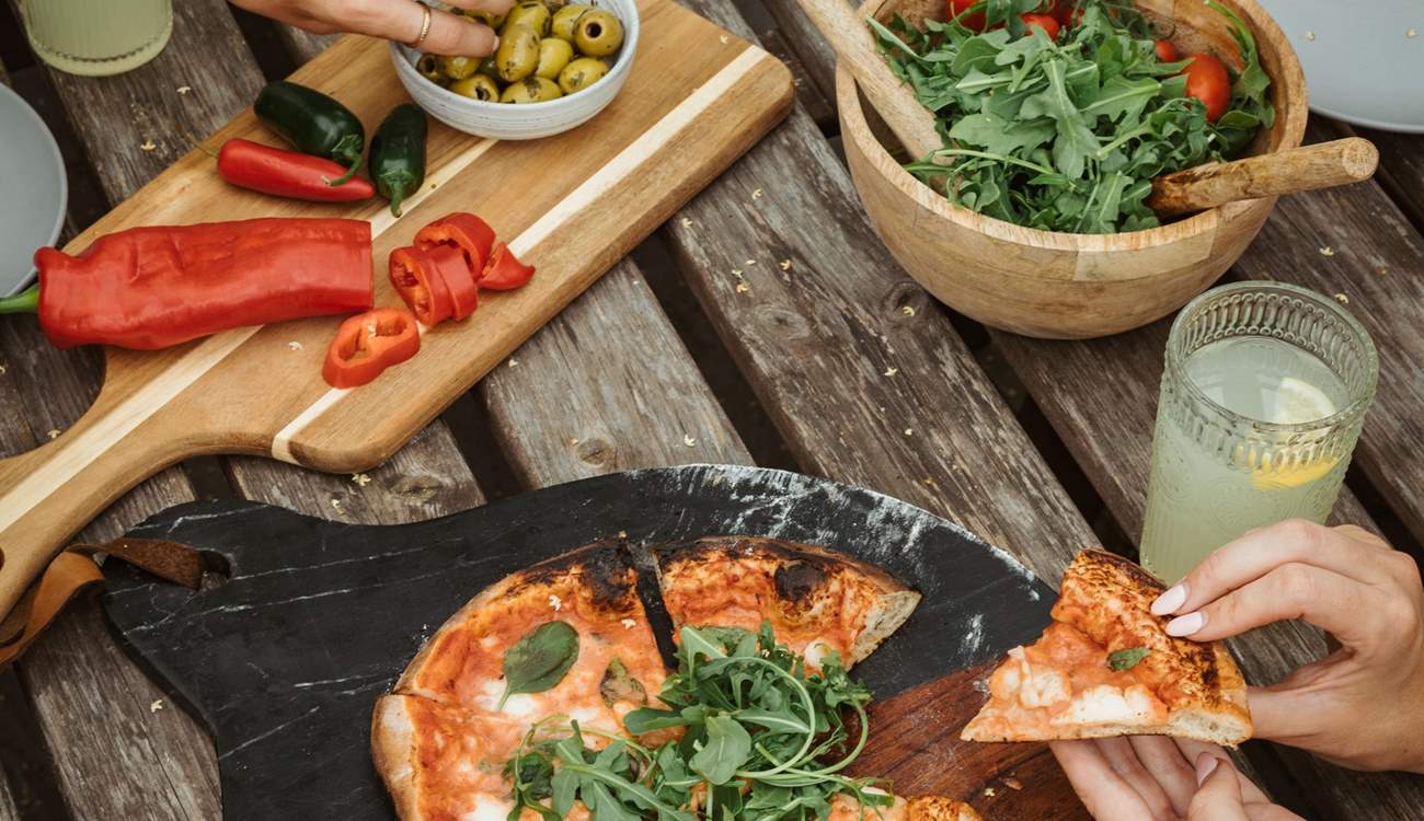 A delicious end to a day of adventures. 