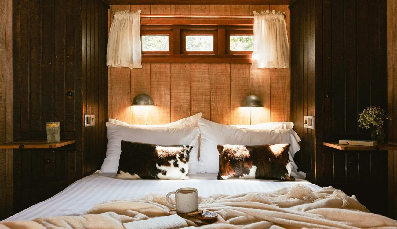 Gorgeous features run throughout this hideaway.