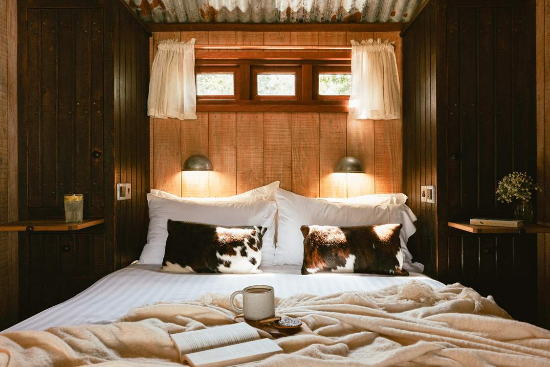 Gorgeous features run throughout this hideaway.