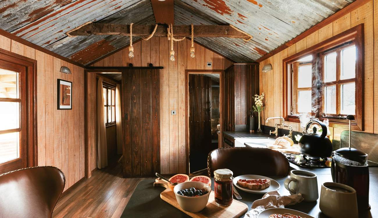 Beautifully rustic, the interiors are stunning!