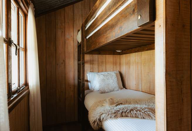 The quirky bunk-beds are a lovely feature.