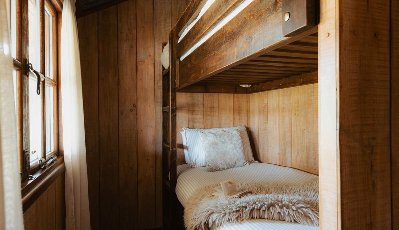 The quirky bunk-beds are a lovely feature.