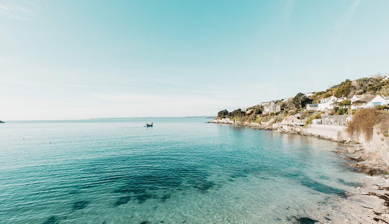 Nestled just back from the harbour and footsteps away from tranquil waters. 