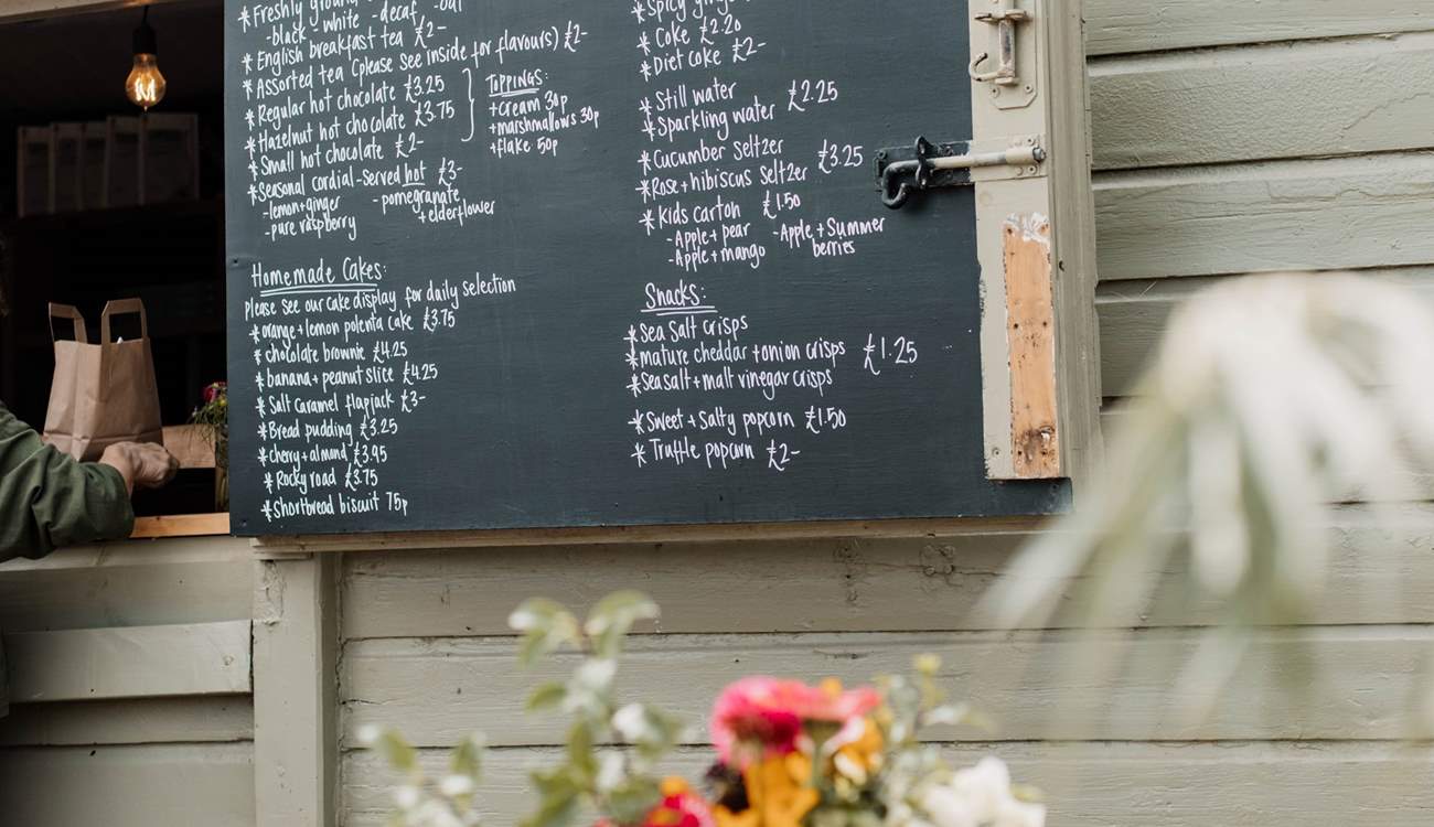 When visiting Porthcurnick make sure to try something delicious from the famous Hidden Hut! 