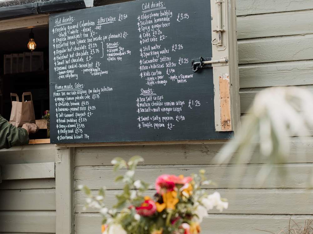 When visiting Porthcurnick make sure to try something delicious from the famous Hidden Hut! 