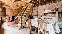 As you step inside you are greeted by open plan living with a very steep staircase (please take care) leading you upstairs. 