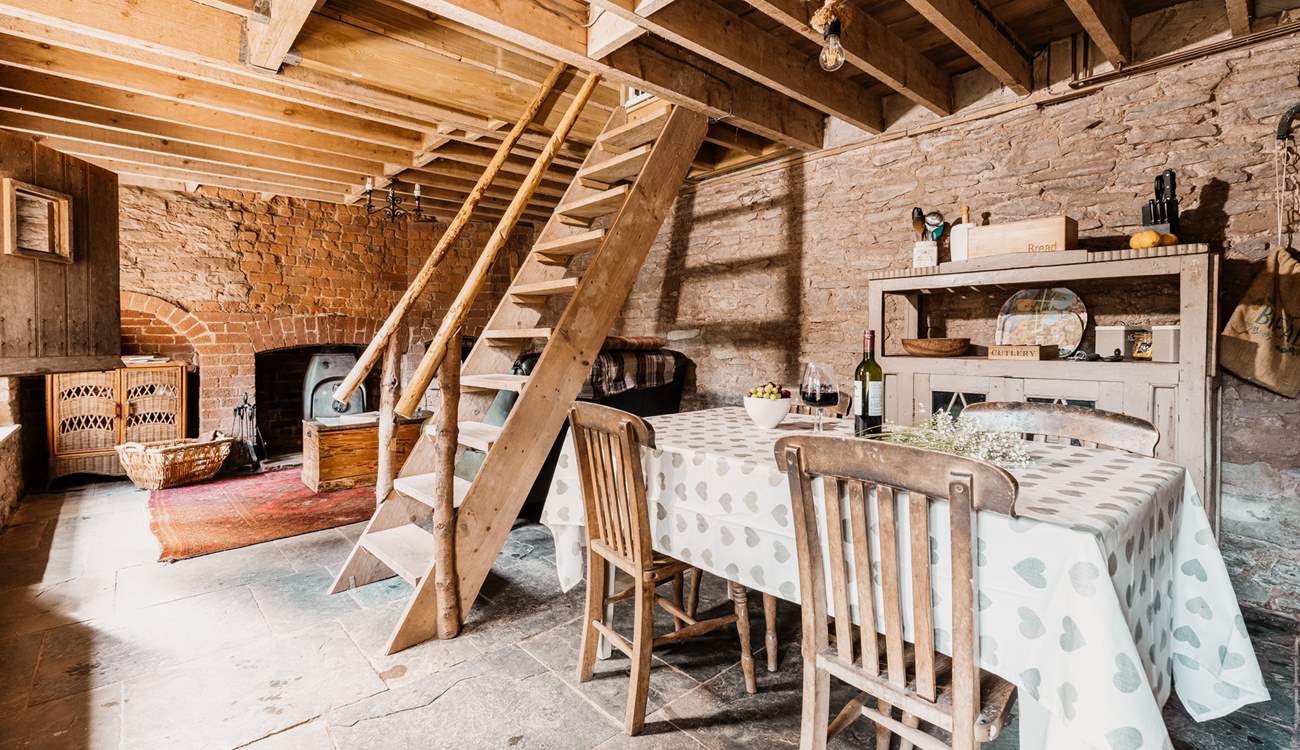 As you step inside you are greeted by open plan living with a very steep staircase (please take care) leading you upstairs. 