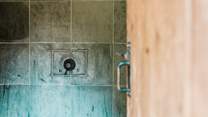 The rustic charm flows into this space. 