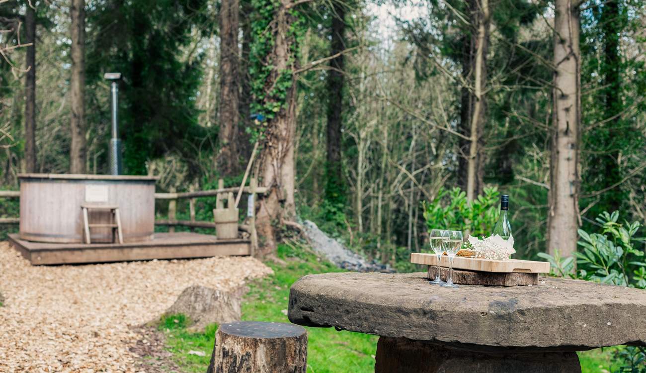 Enjoy dining al fresco and embrace magical moments in the hot tub. 