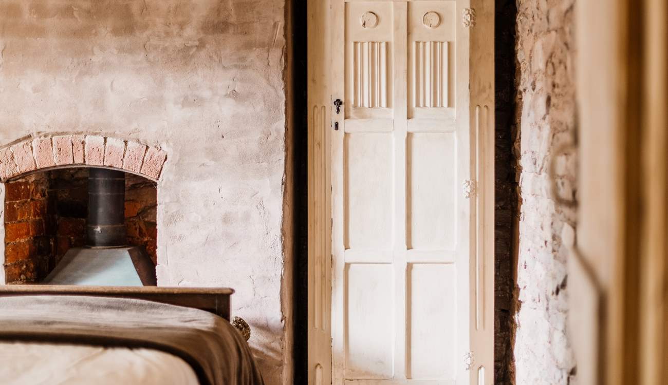 Beautiful antique features and furnishings run throughout the hideaway. 