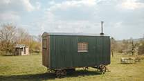 To the left, you'll find the separate WC and open air shower.