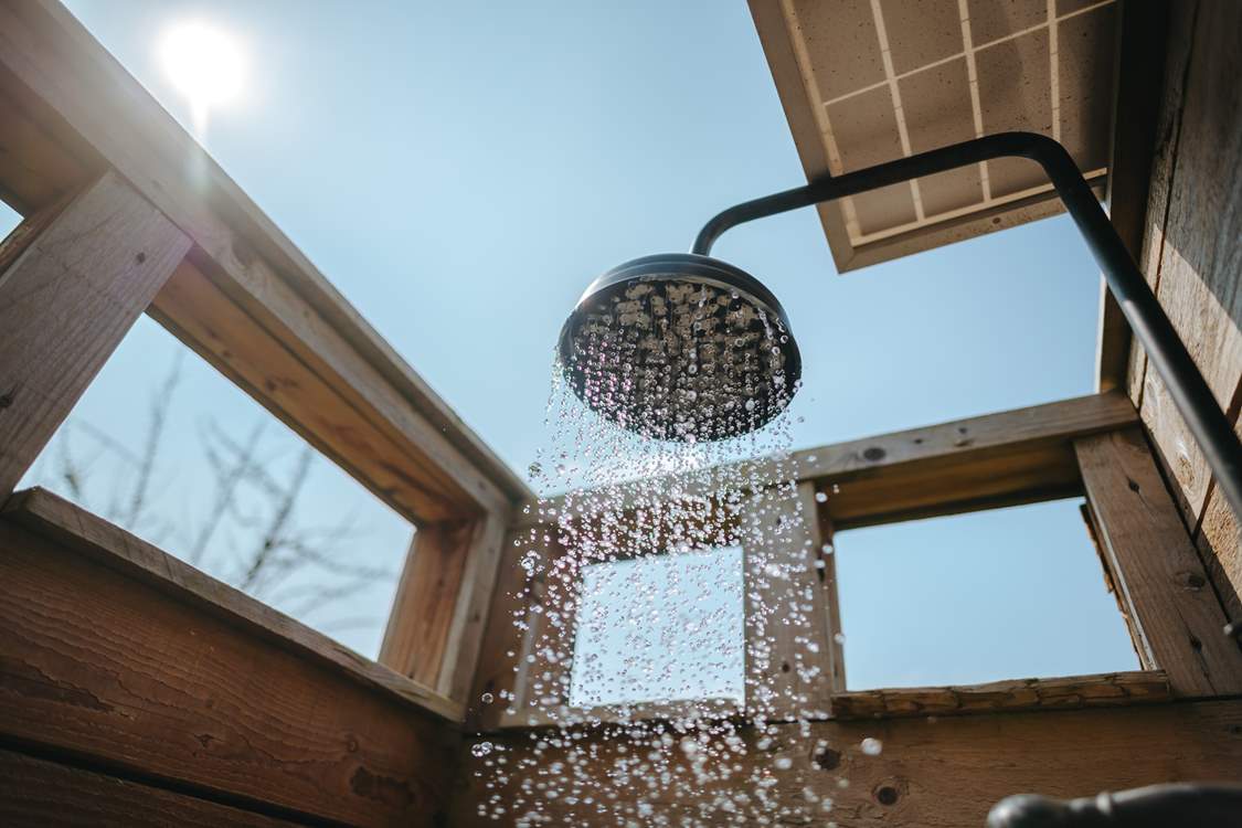 Shower in the wilds...