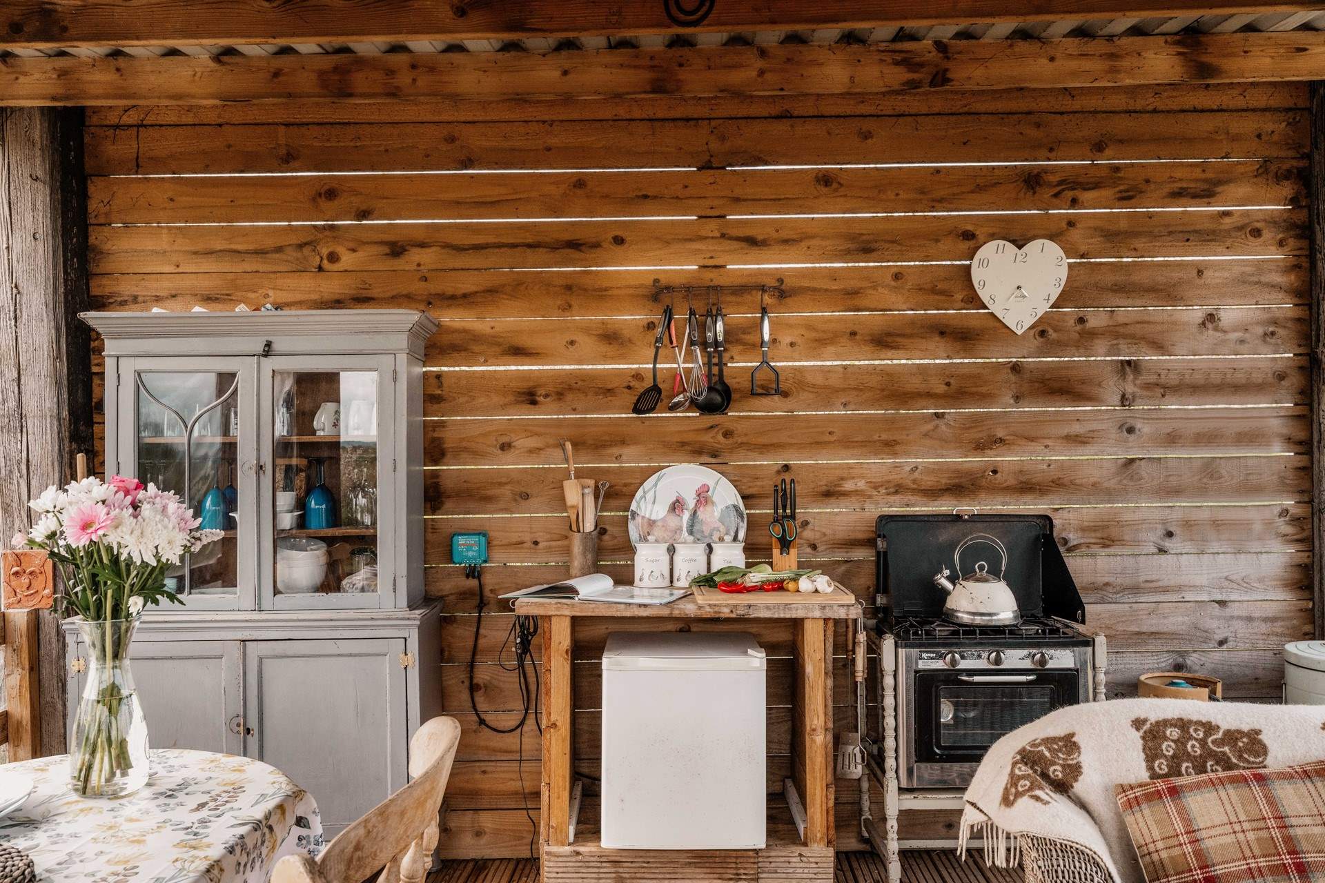 Fully equipped with everything you'll need for your glamping getaway.