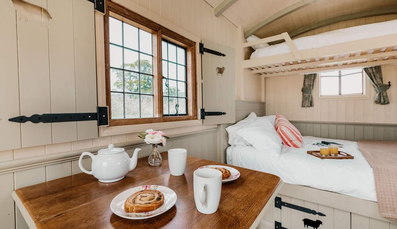 The most idyllic breakfast spot.