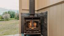 With a lovely wood-burner to keep you cosy.