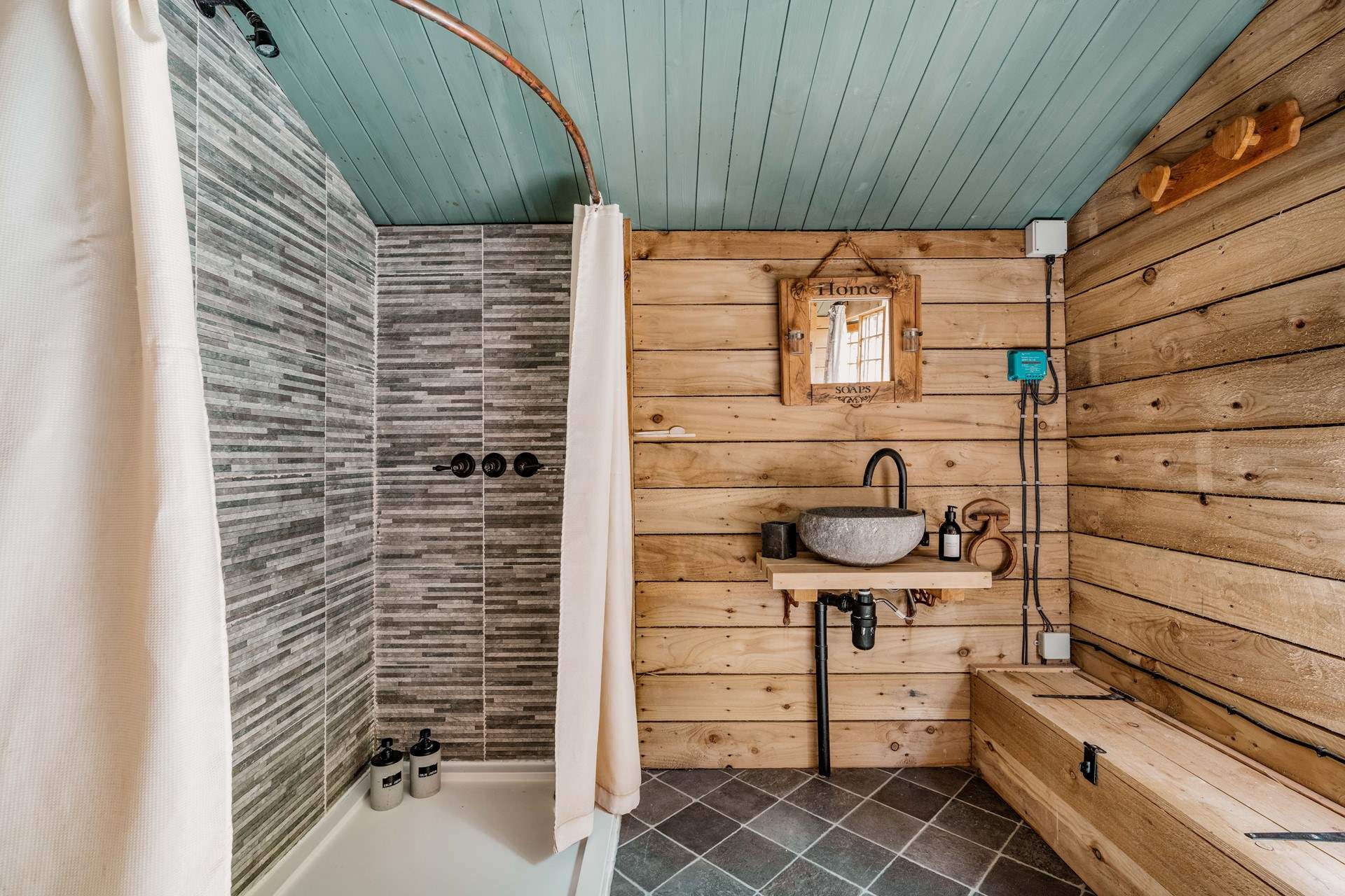 Perfect for freshening up after a wild swim in the River Wye!