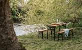 Dine in the wild, listening to the gentle flow of the River Wye. - Thumbnail Image