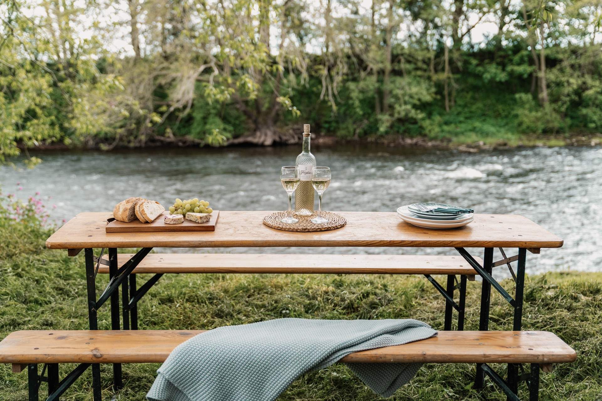 Riverside dining awaits...