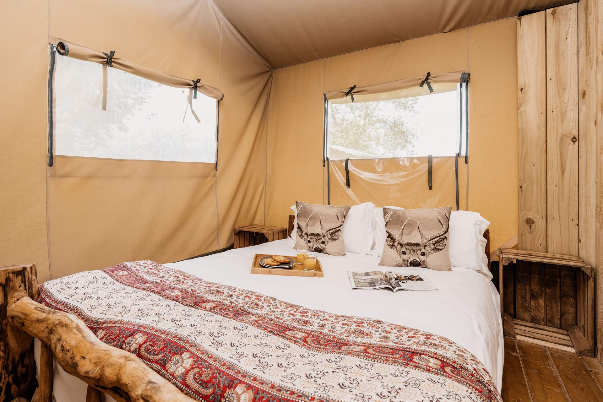 Sink into the sumptuous double bed and drift off into a peaceful slumber.