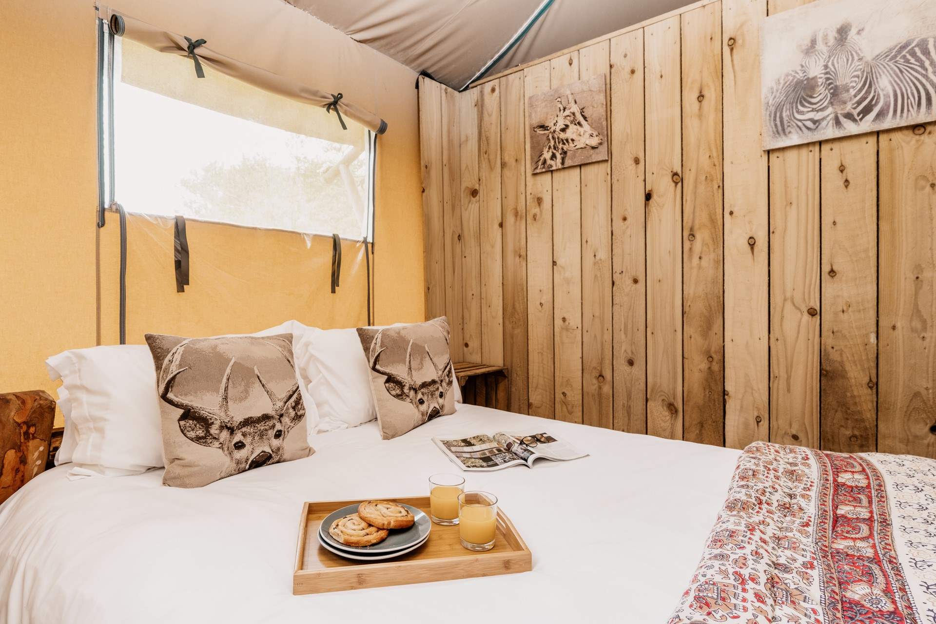 Wake to the peaceful sound of birdsong.