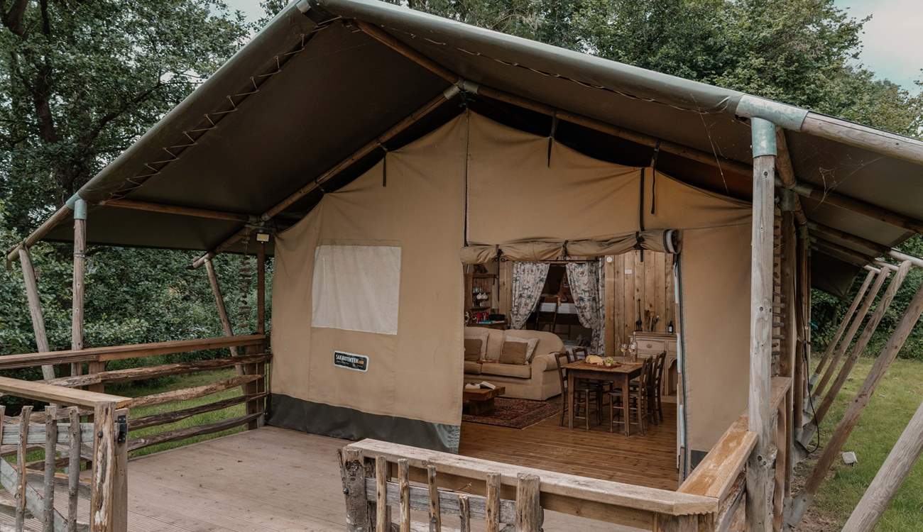 Fresh air flows through the hideaway with ease.