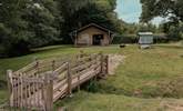 This sweet little bridge leads the way to your own private spot on the River Wye. - Thumbnail Image