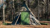A short stroll away sits this magical tipi.