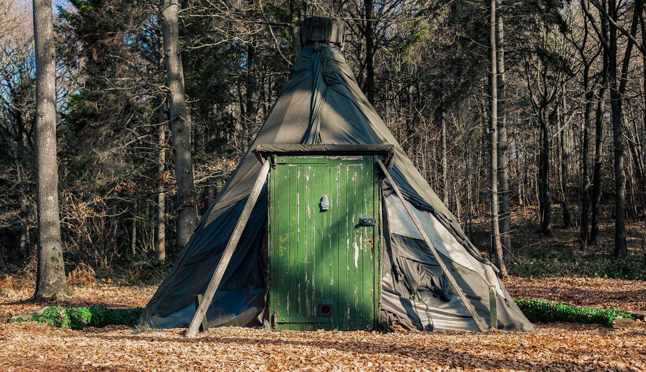A short stroll away sits this magical tipi.