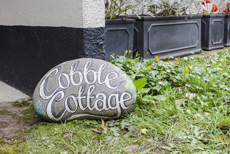 Cobble Cottage is bursting with character. 
