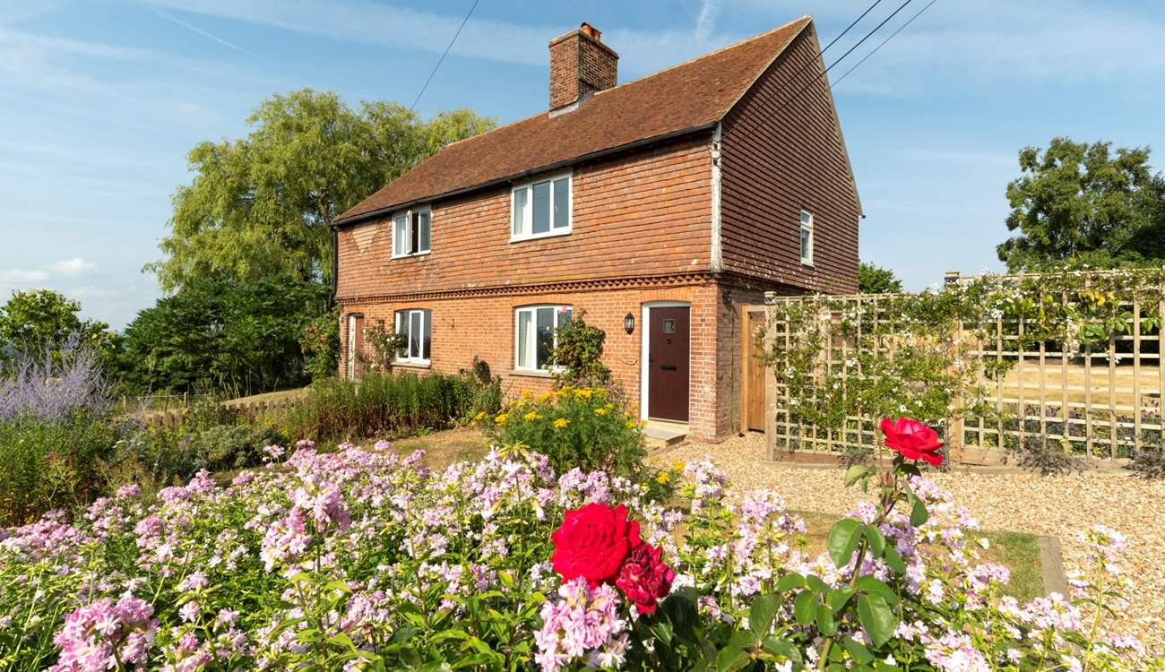 There is parking on the drive for one car.