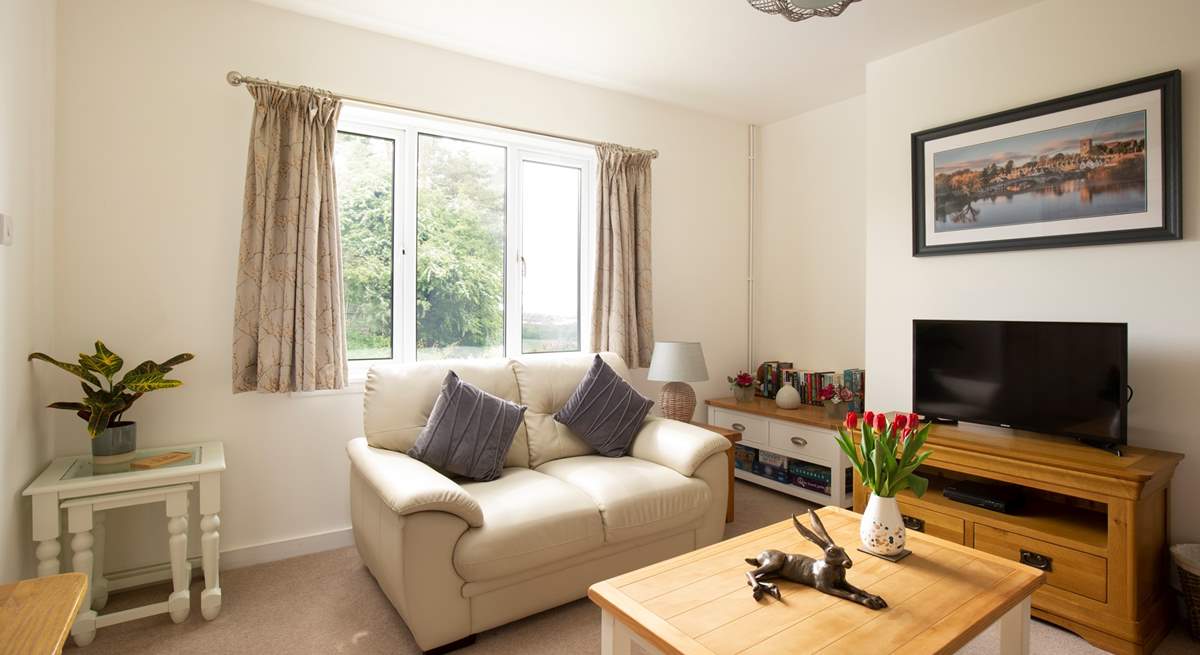 The comfortable sitting-room with Smart TV, DVD player and plenty of books and games to keep everyone entertained.