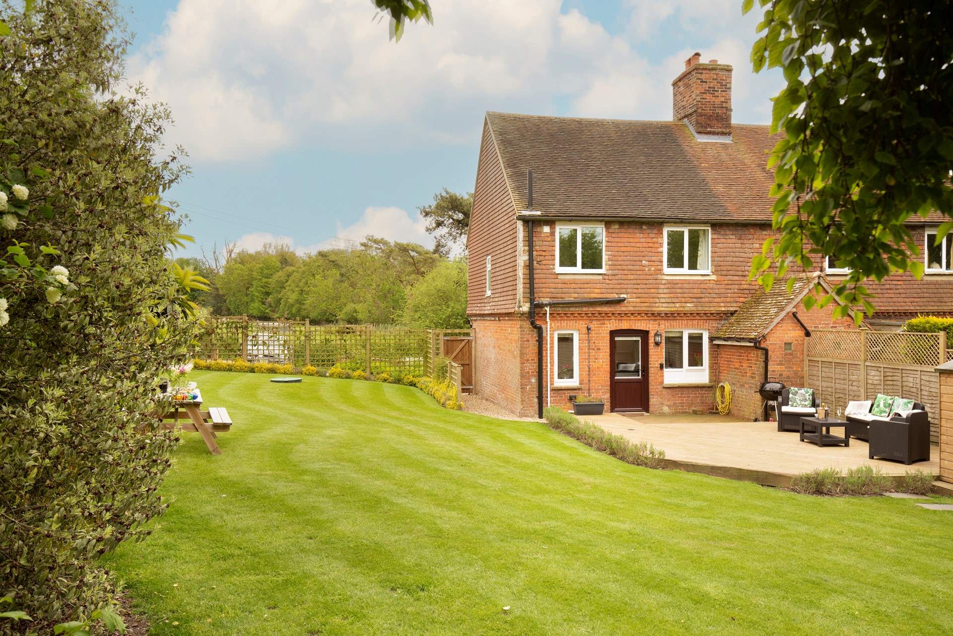 Enjoy family time in the garden.