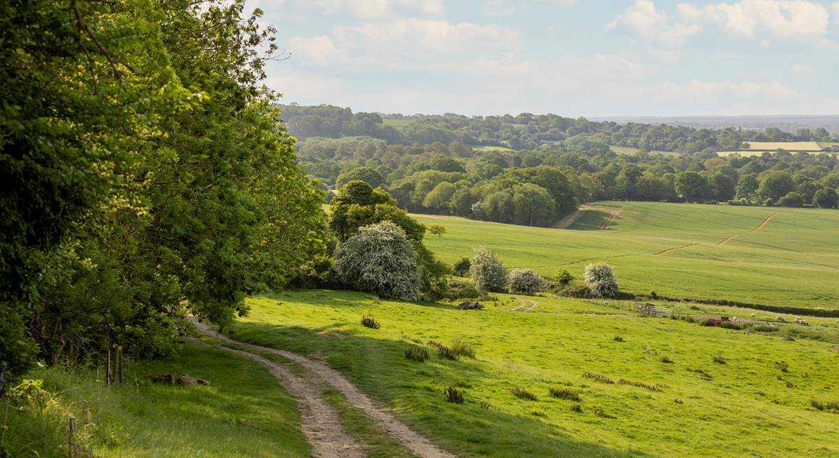 Walkers will love the abundance of footpaths that lead from the door through the Kent Weald.