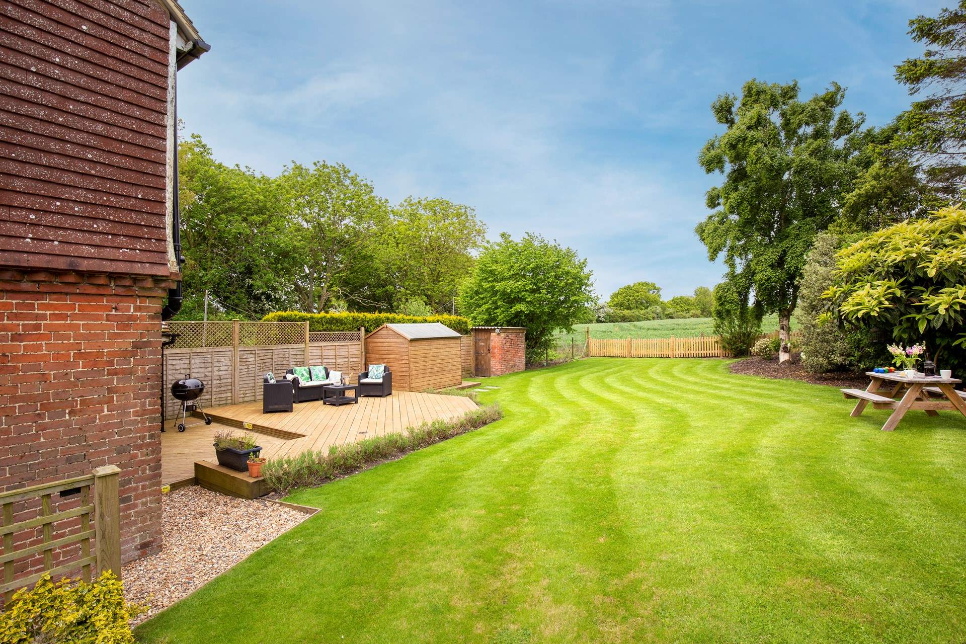 The garden is so peaceful, it's a wonderful space for everyone to enjoy.