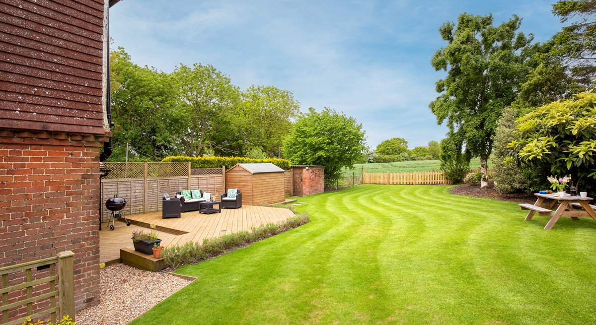 The garden is so peaceful, it's a wonderful space for everyone to enjoy.