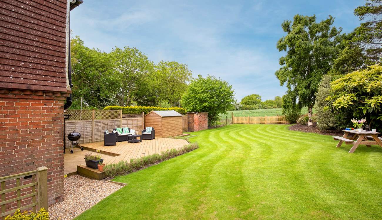 The garden is so peaceful, it's a wonderful space for everyone to enjoy.