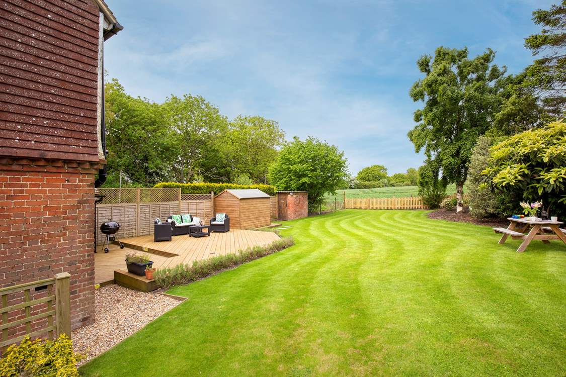 The garden is so peaceful, it's a wonderful space for everyone to enjoy.