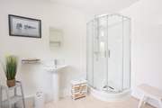 The shower-room.