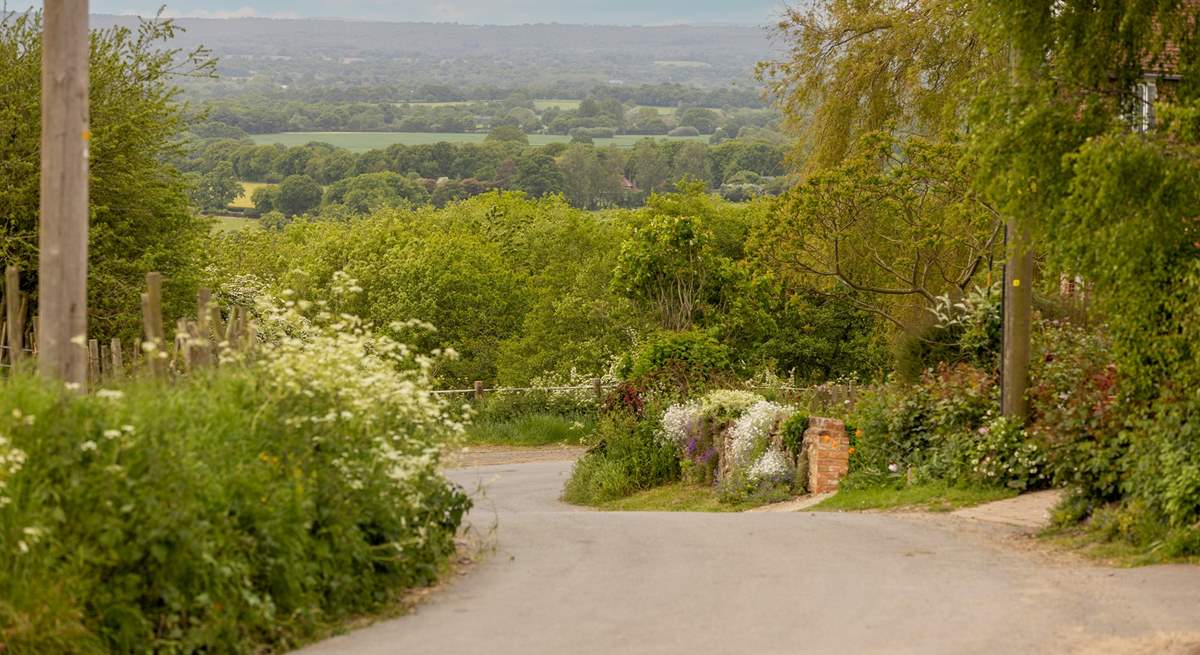 The surrounding countryside.