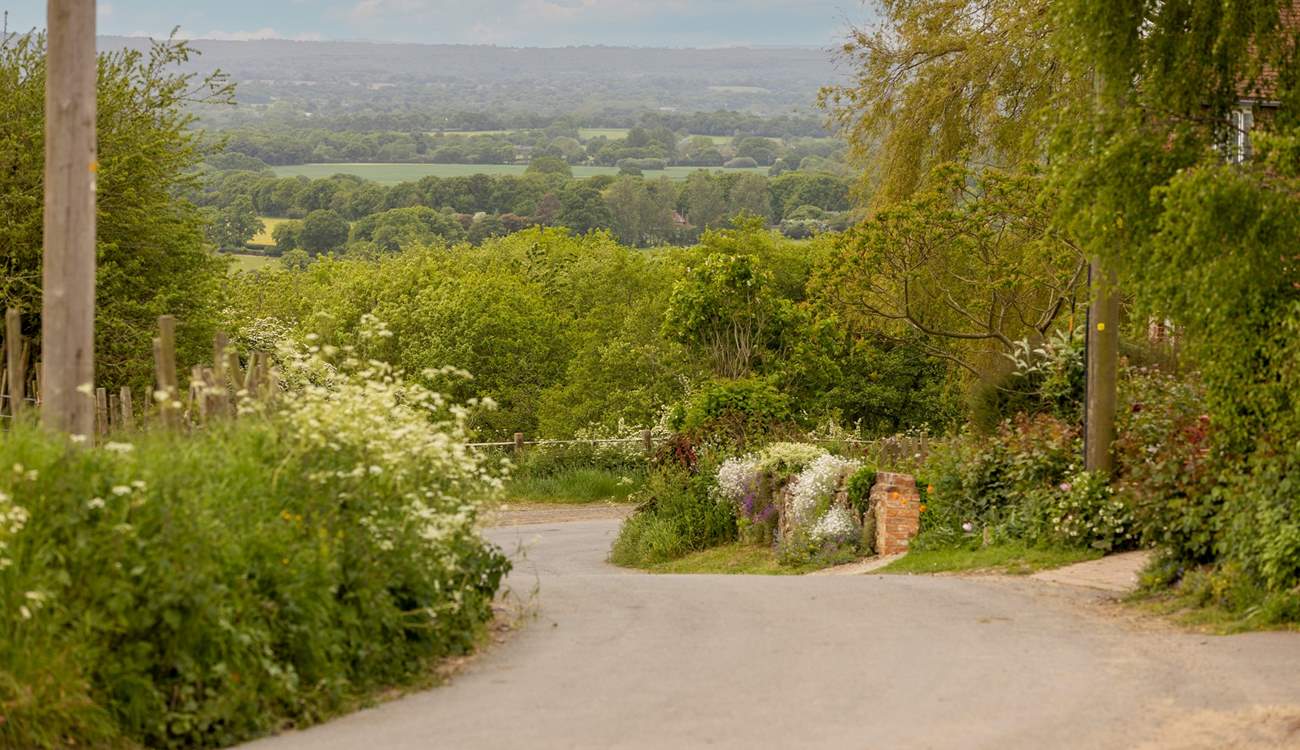 The surrounding countryside.