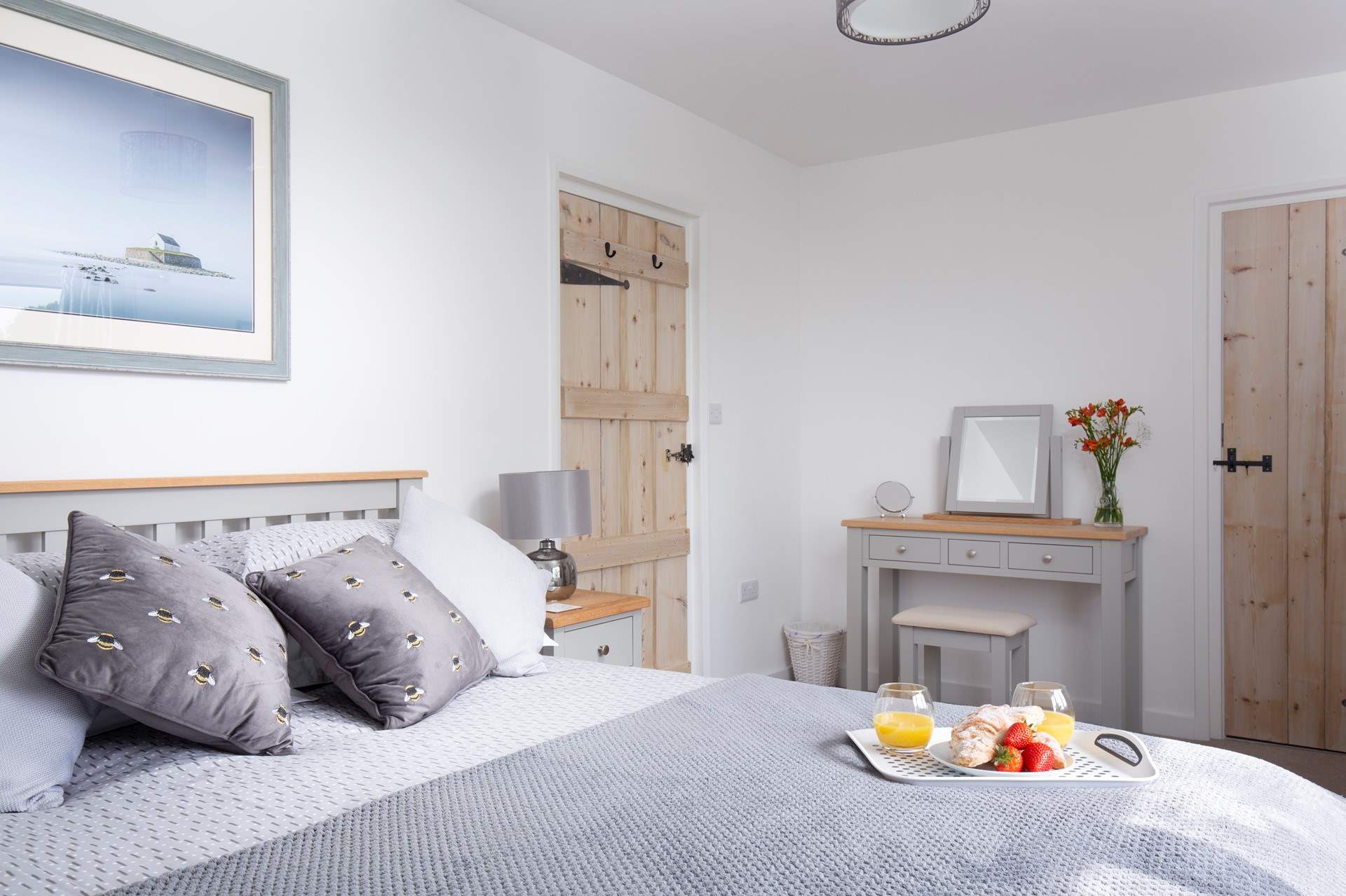 Breakfast in bed, it's what holidays are for.