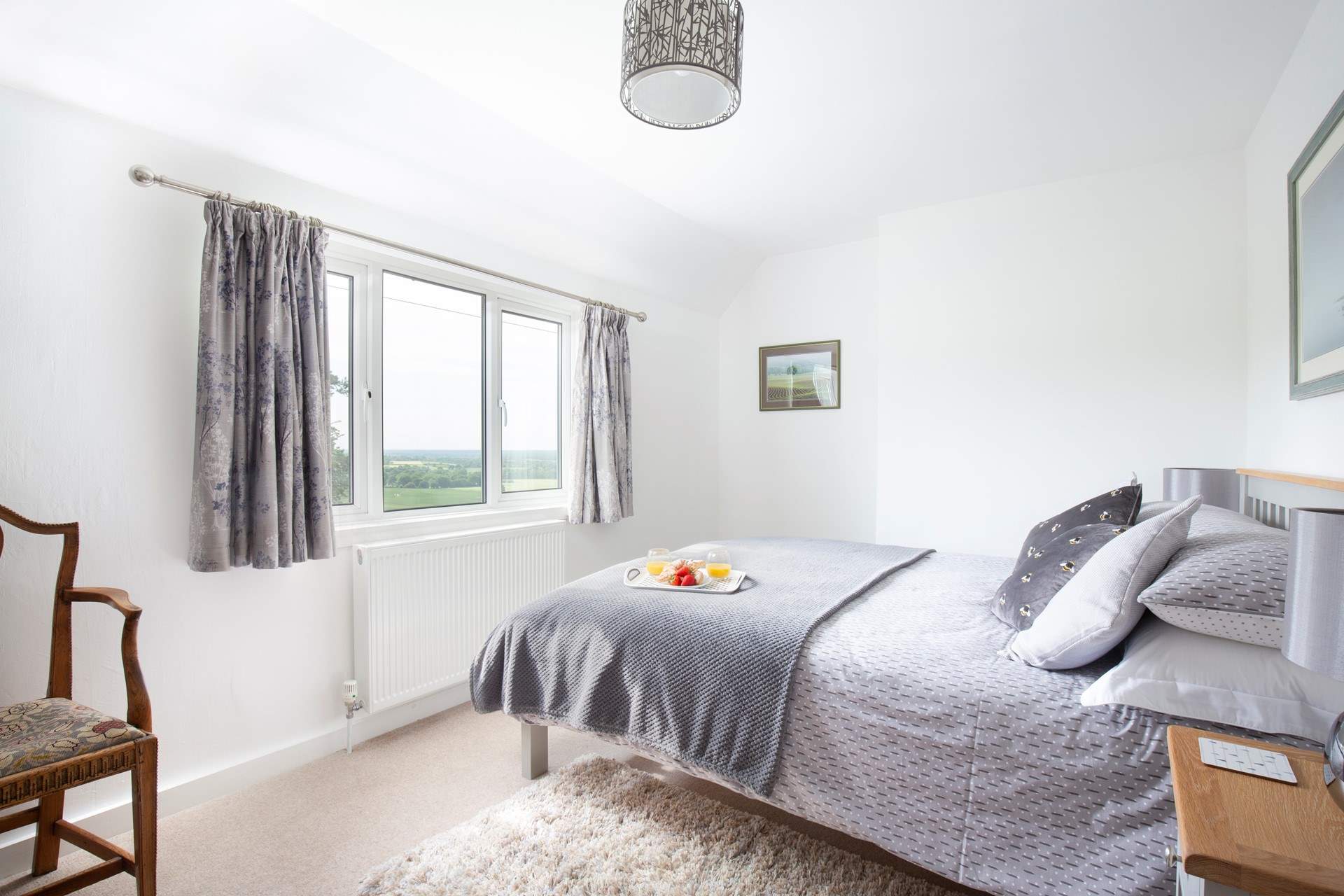 It has wonderful views of the Kent Weald.